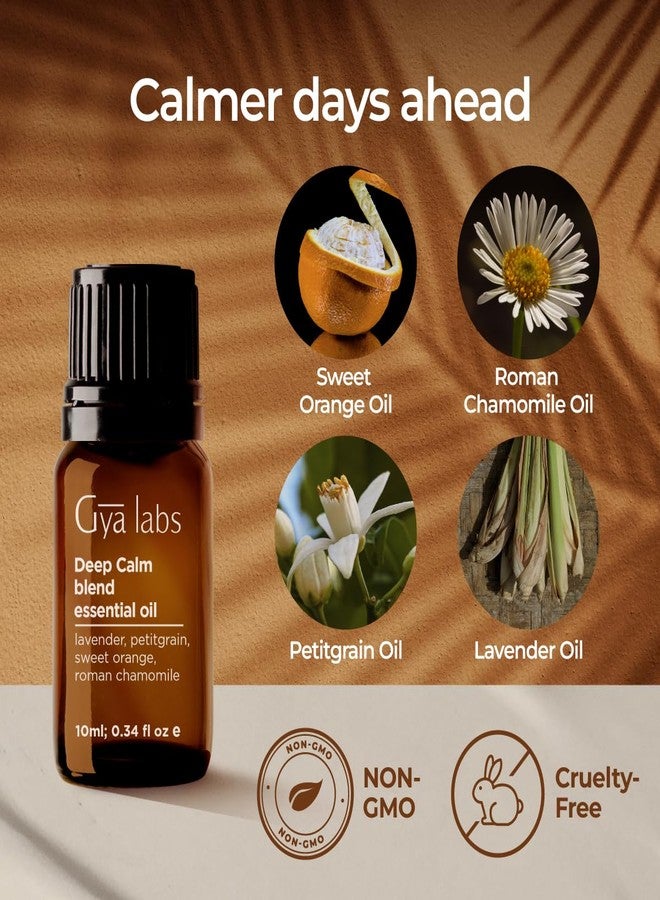Gya Labs Deep Calm Essential Oil Blend for Relaxation & Emotional Balance - 0.34 fl oz - Calm Aromatherapy Oils for Diffusers, Humidifiers, Aromatherapy - Suitable for Work, Home or Personal Use - Image 3